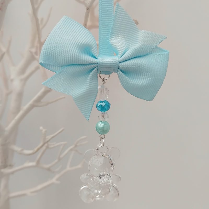 Pram Charm,Teddy pram charm,New Baby gift,Baby shower gift, 14 colours, SAME DAY DISPATCH