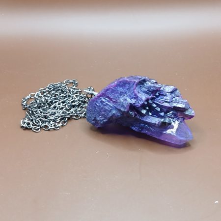 Arcane Artefacts: Spirit Shards - crystal resin pendant | UV, glow | LARP, cosplay, theatre