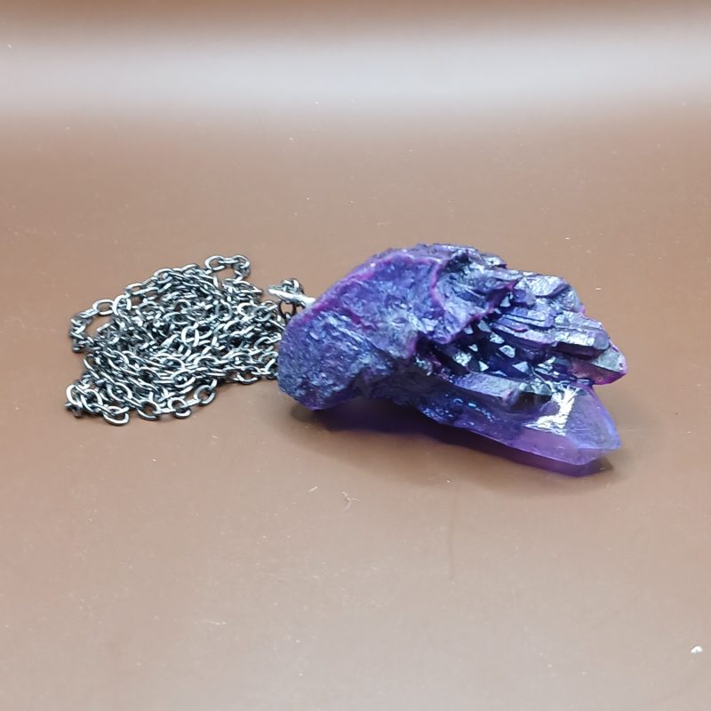 Arcane Artefacts: Spirit Shards - crystal resin pendant | UV, glow | LARP, cosplay, theatre