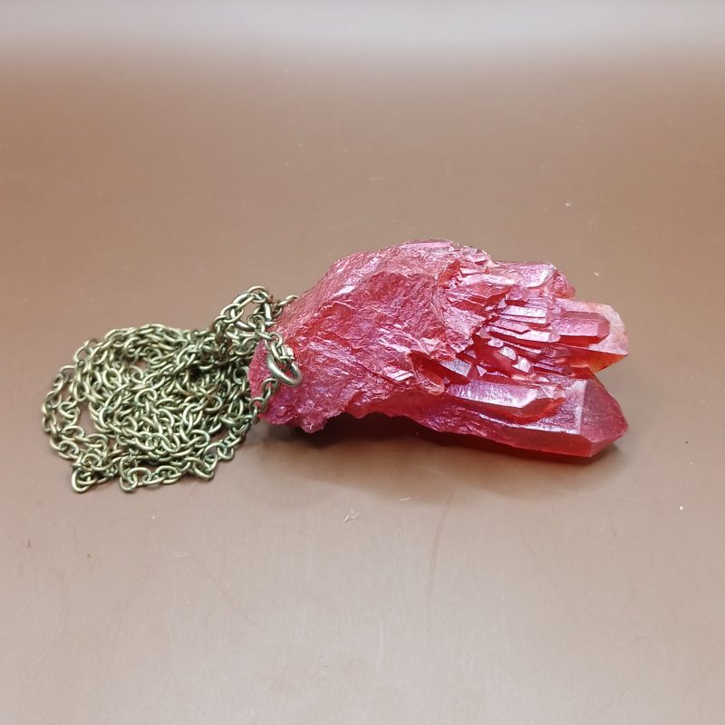 Arcane Artefacts: Spirit Shards - crystal resin pendant | UV, glow | LARP, cosplay, theatre