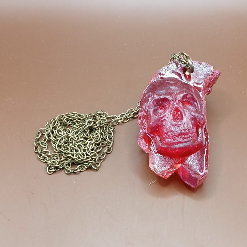 Arcane Artefacts: Spirit Shards - crystal resin pendant | UV, glow | LARP, cosplay, theatre