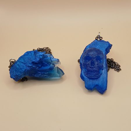 Arcane Artefacts: Spirit Shards - crystal resin pendant | UV, glow | LARP, cosplay, theatre