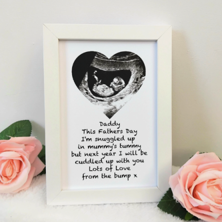 Daddy Frame, Fathers Day Frame, Fathers Day Gift, Baby Bump Fathers Day Gift