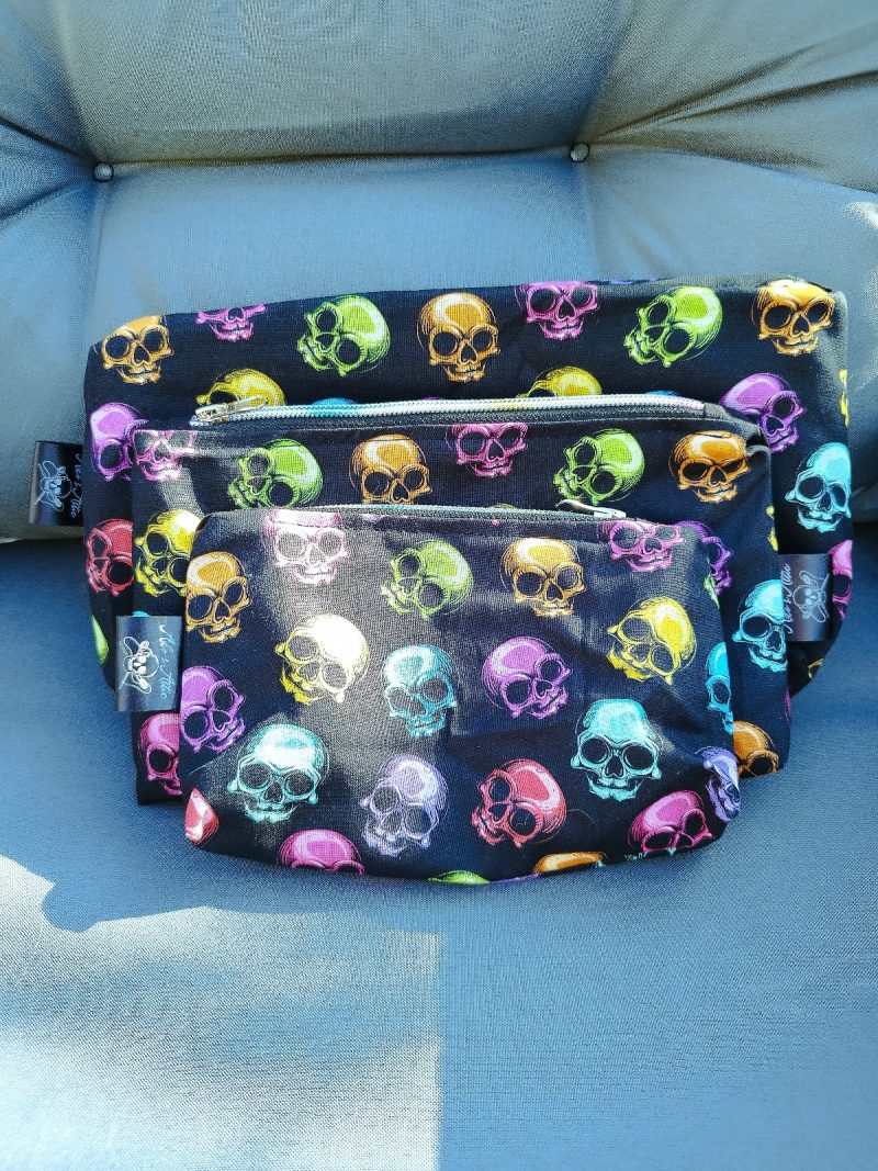Rainbow Skull Multipurpose Bag Set