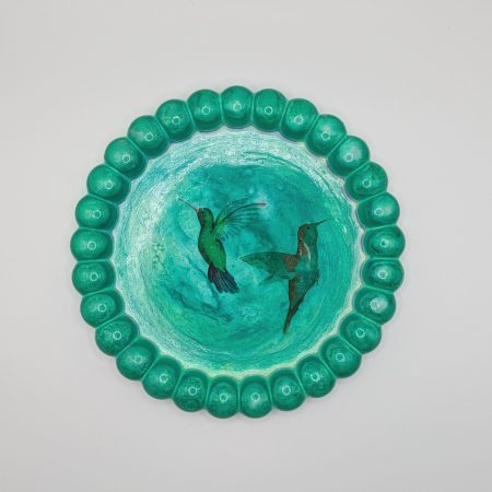 Bird design dish