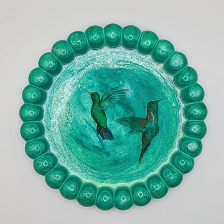 Bird design dish