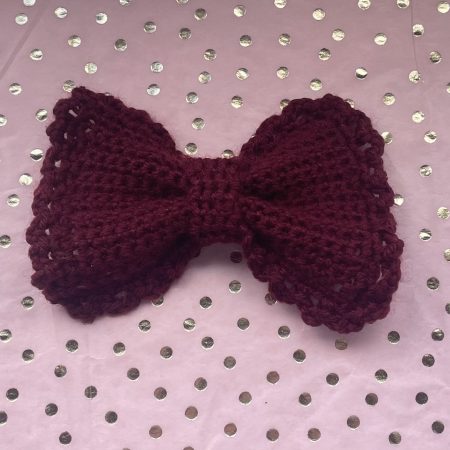 Crochet Bow Hairclip - More colours coming soon!