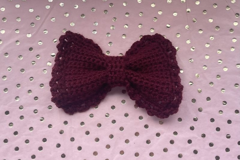 Crochet Bow Hairclip - More colours coming soon!