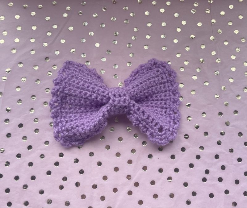 Crochet Bow Hairclip - More colours coming soon!