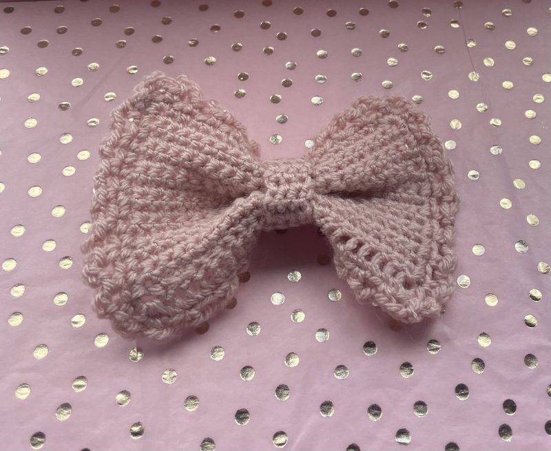 Crochet Bow Hairclip - More colours coming soon!