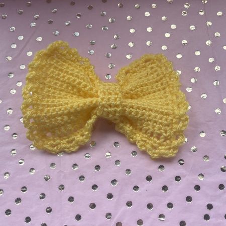 Crochet Bow Hairclip - More colours coming soon!