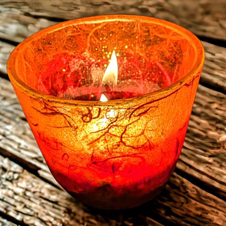 Tea light candle holders. Unique, hand decorated glow pots. Various colours and designs available.