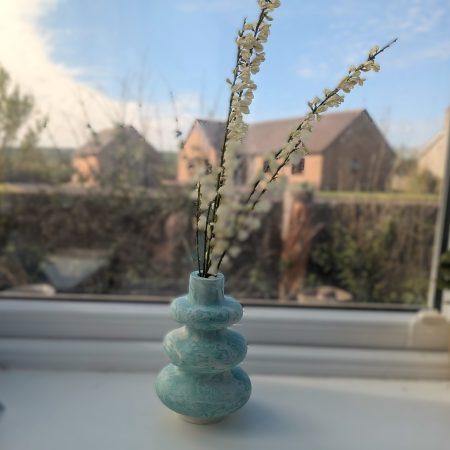 Quirky Bud Vase, Made to order in your colour choice.