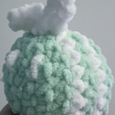 Crochet Mint bee