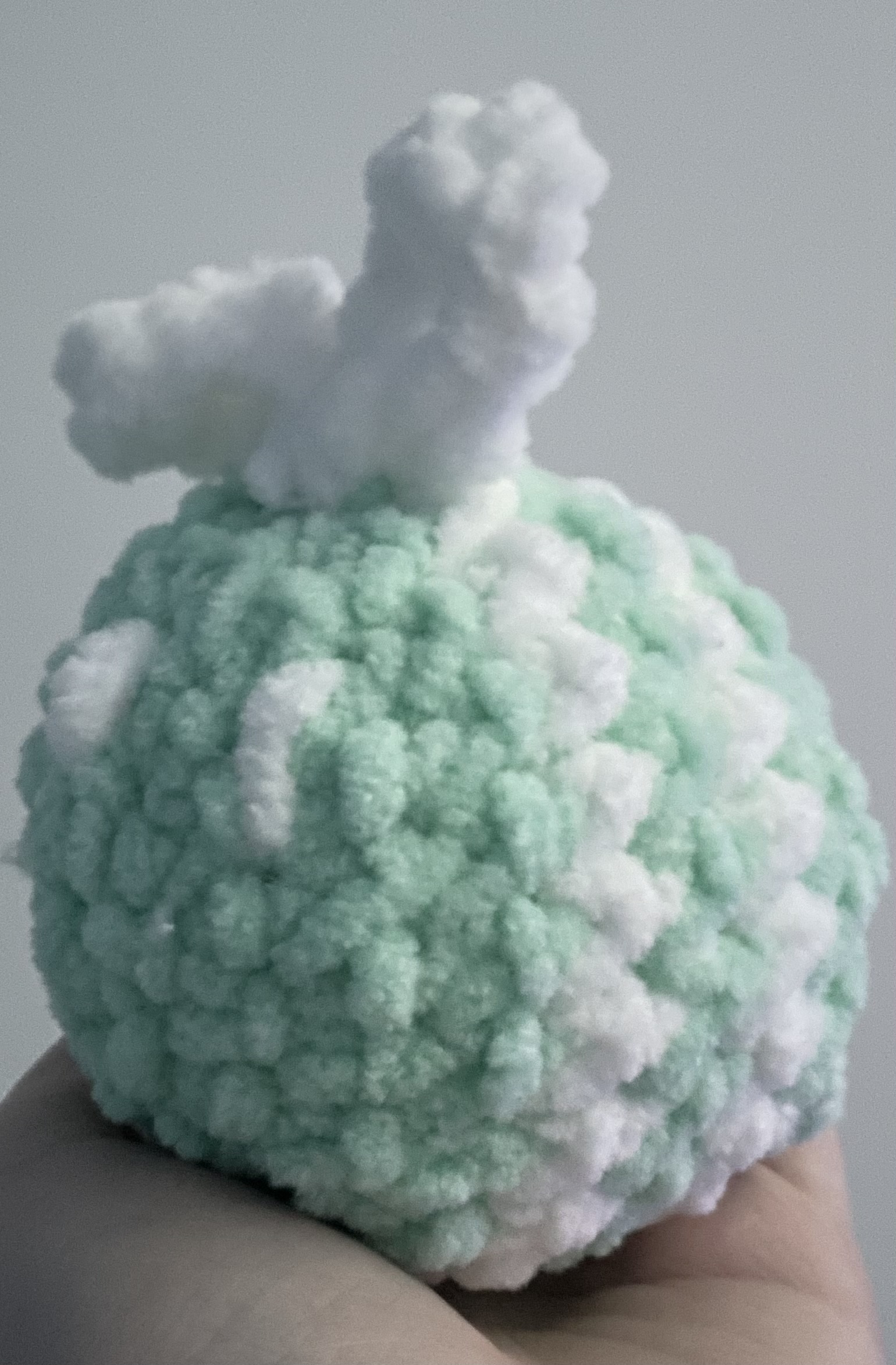 Crochet Mint bee