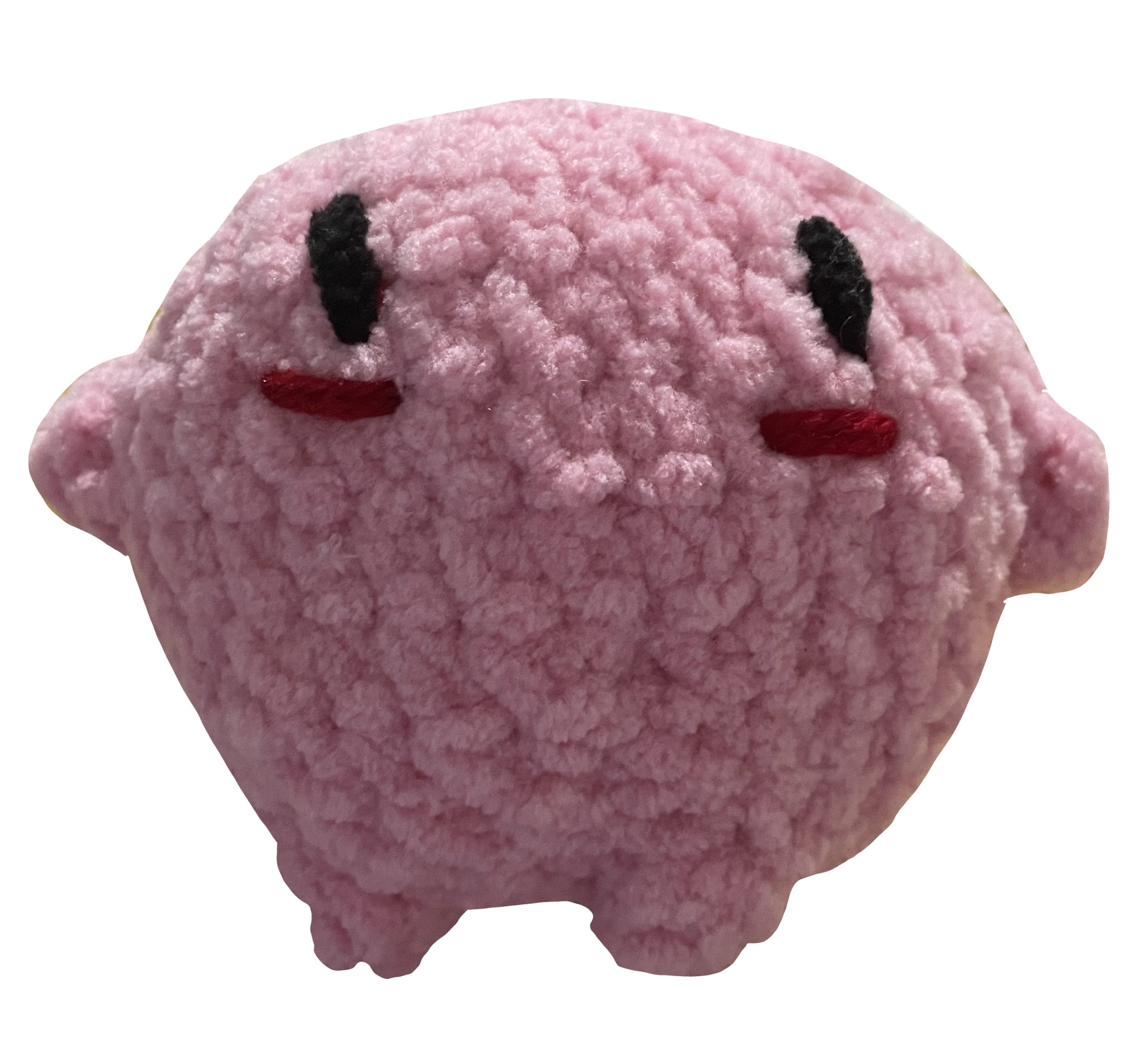 Pink Kirby Crochet Plushie