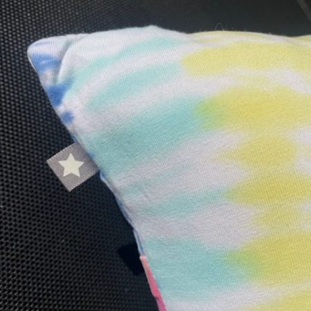 Mini pillow with removable cover ("Festival")