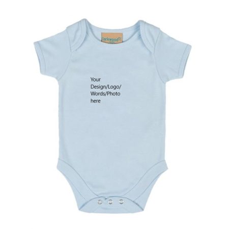 Short sleeved body suit with envelope neck opening