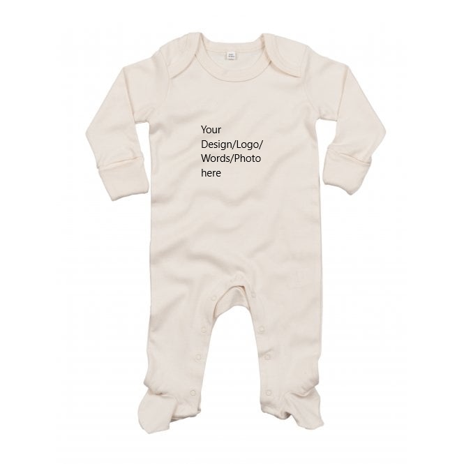 Organic Envelope Sleepsuit with Mitts