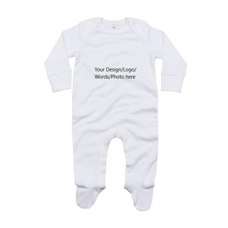 Organic Envelope Sleepsuit with Mitts