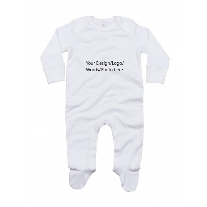 Organic Envelope Sleepsuit with Mitts