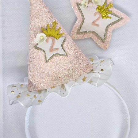 2rd Birthday Badge & Party Hat