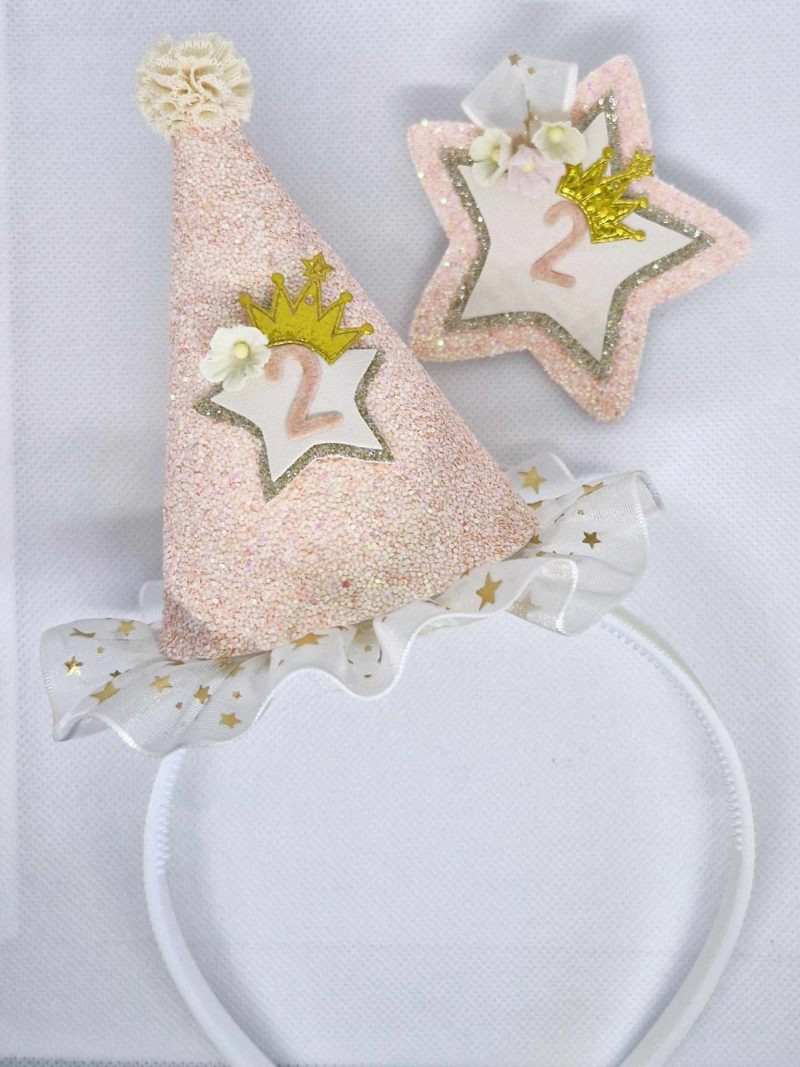 2rd Birthday Badge & Party Hat