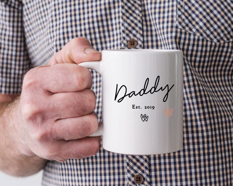 Personalised New Dad Gift, Daddy Mug Gift for Father’s Day gift, Daddy Birthday gift keepsake