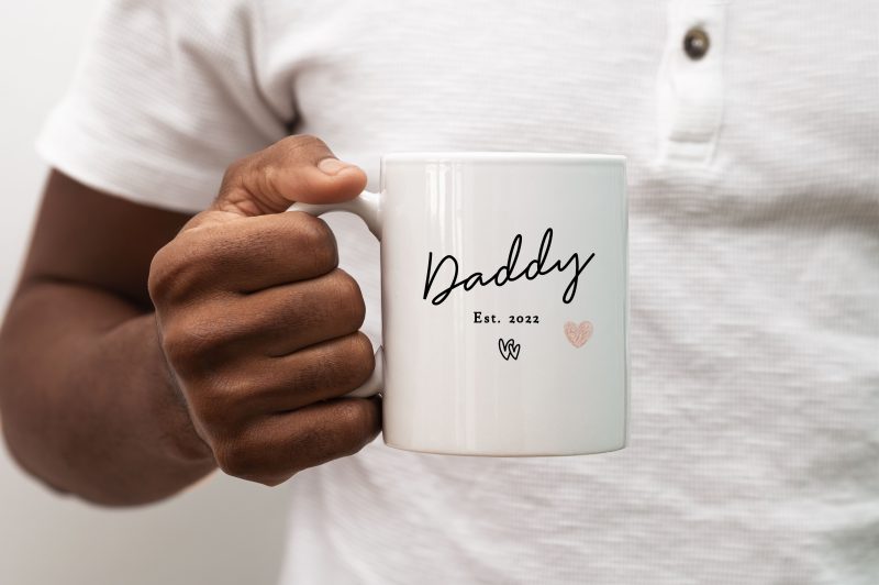 Personalised New Dad Gift, Daddy Mug Gift for Father’s Day gift, Daddy Birthday gift keepsake