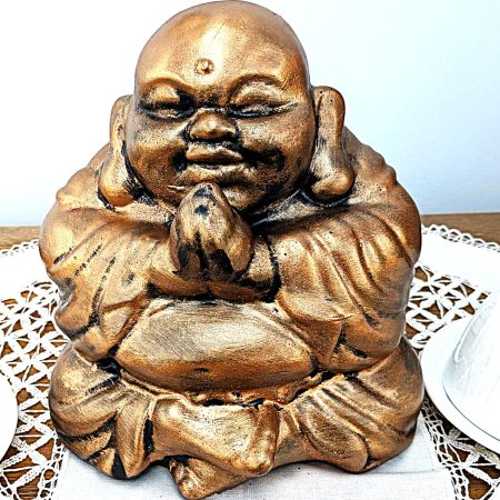 Ornamental Meditating Buddha, made to order, in finish of your choice
