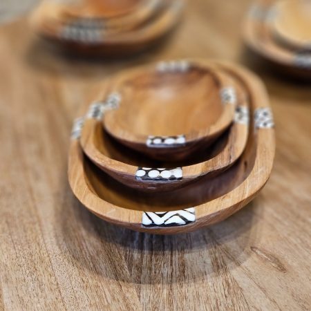 Wooden Oval Trays set