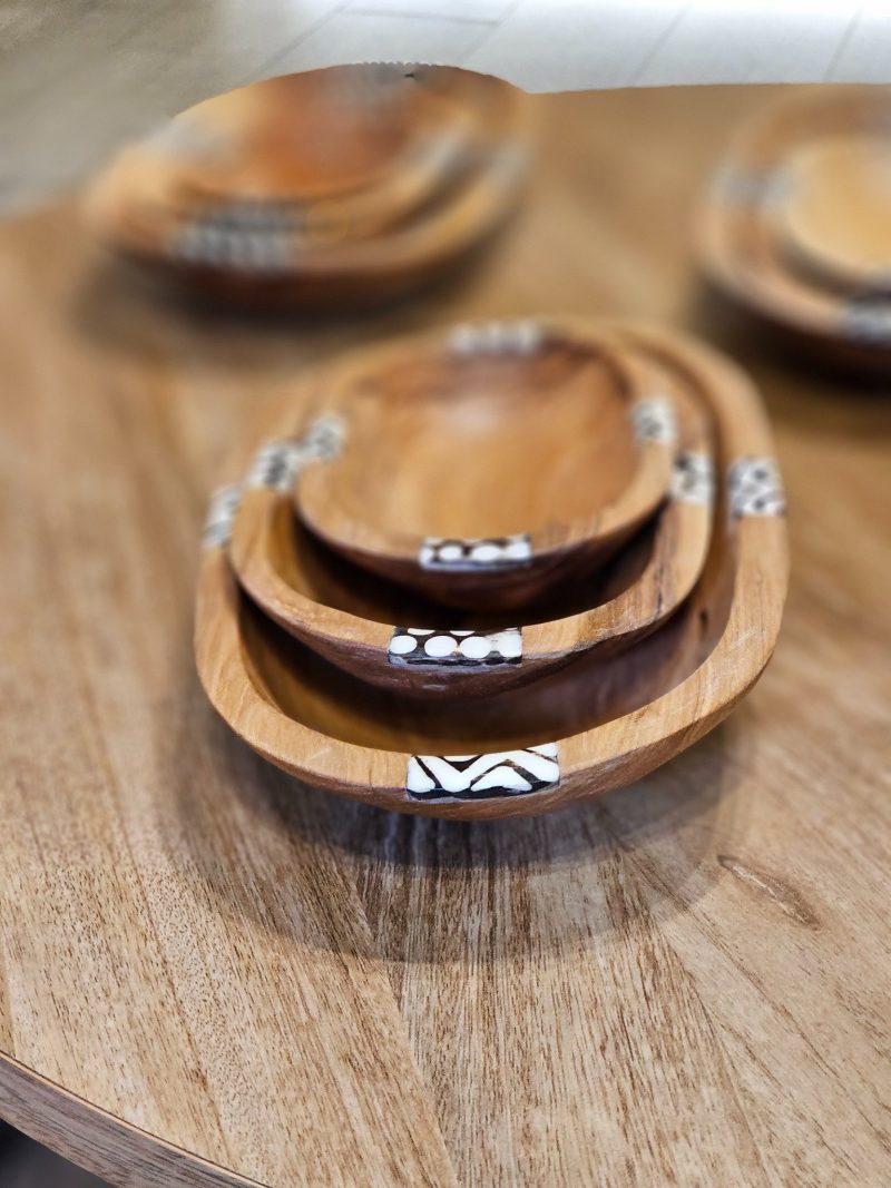 Wooden Oval Trays set