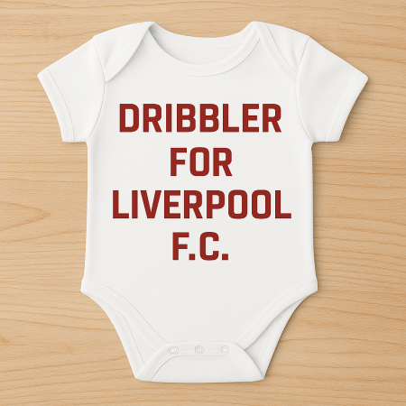 Dribbler For Liverpool FC Babygrow