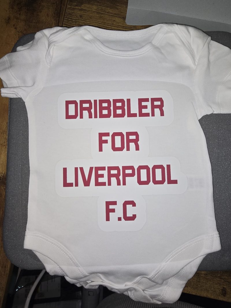 Dribbler For Liverpool FC Babygrow