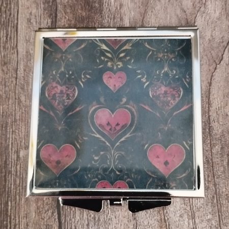Gothic Hearts Compact Mirror