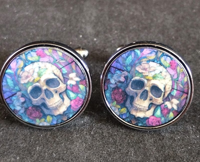 Gothic Skull Cufflinks