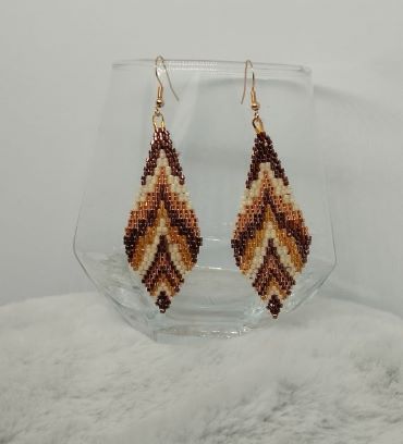 Vintage Feathers Earrings, Dangle earrings, Jewellery, Gift