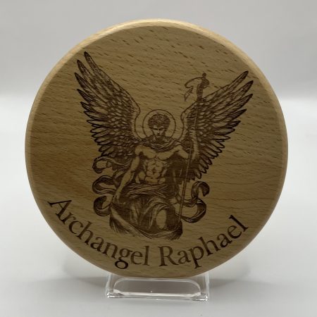 Archangel Raphael (Healing) (14cm) Engraved on Beech