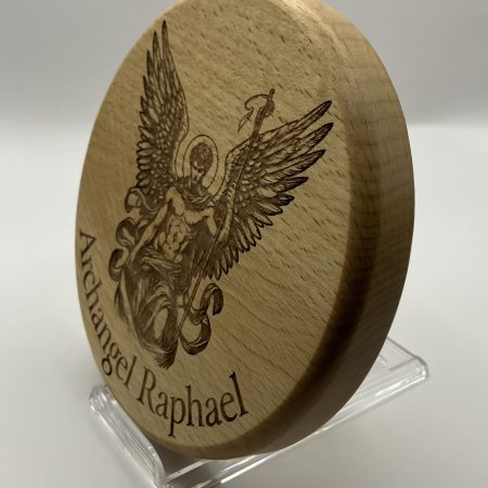 Archangel Raphael (Healing) (14cm) Engraved on Beech