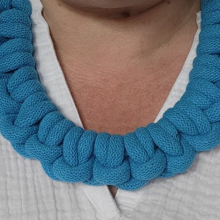 Cleo Statement Necklace in Blue