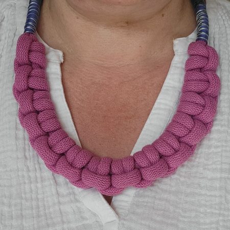 Cleo Statement Necklace in Pink