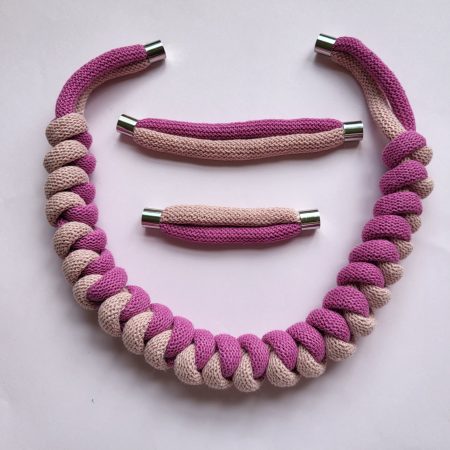 Arabella Statement Necklace in Pink