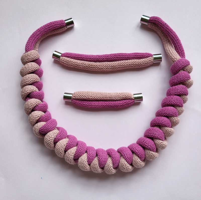 Arabella Statement Necklace in Pink