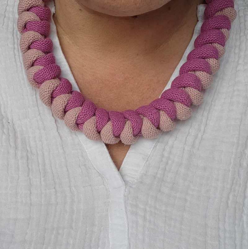 Arabella Statement Necklace in Pink