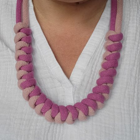 Arabella Statement Necklace in Pink