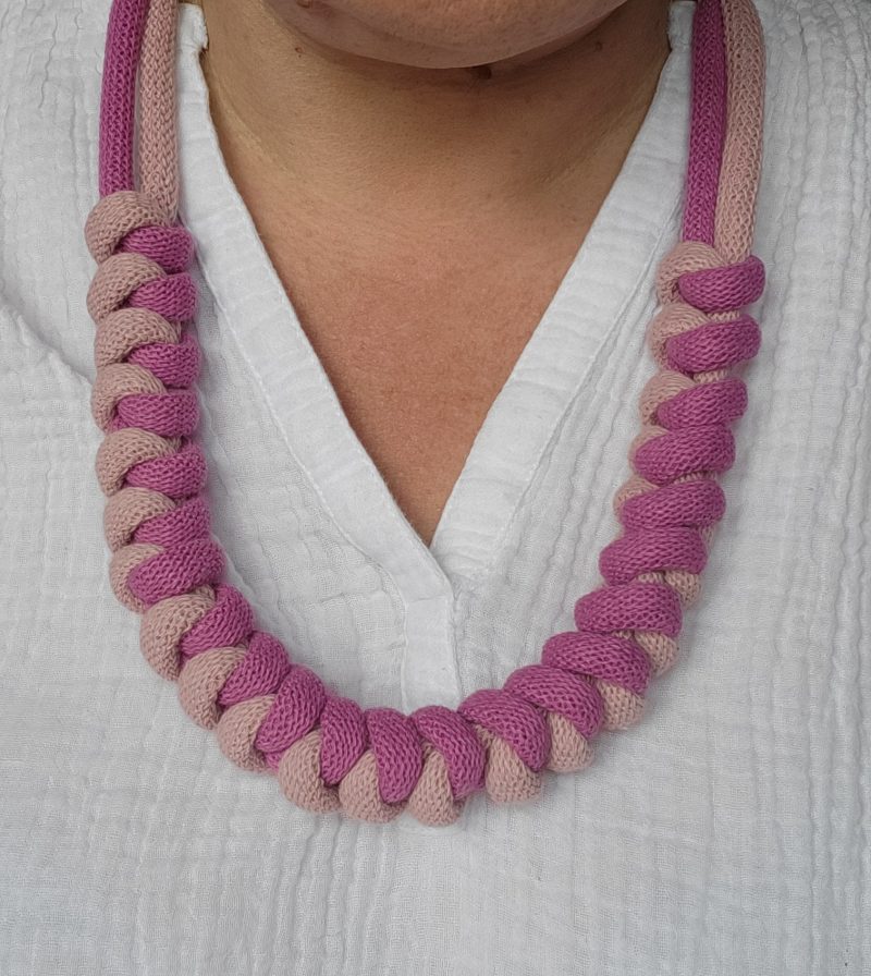 Arabella Statement Necklace in Pink