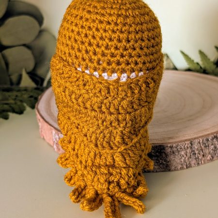 Barn Owl hand crocheted decorative figure