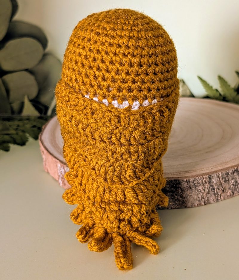 Barn Owl hand crocheted decorative figure