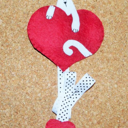 Kitty Cat Hairclip Holder