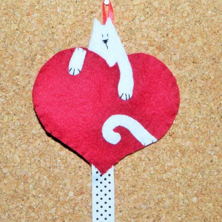 Kitty Cat Hairclip Holder